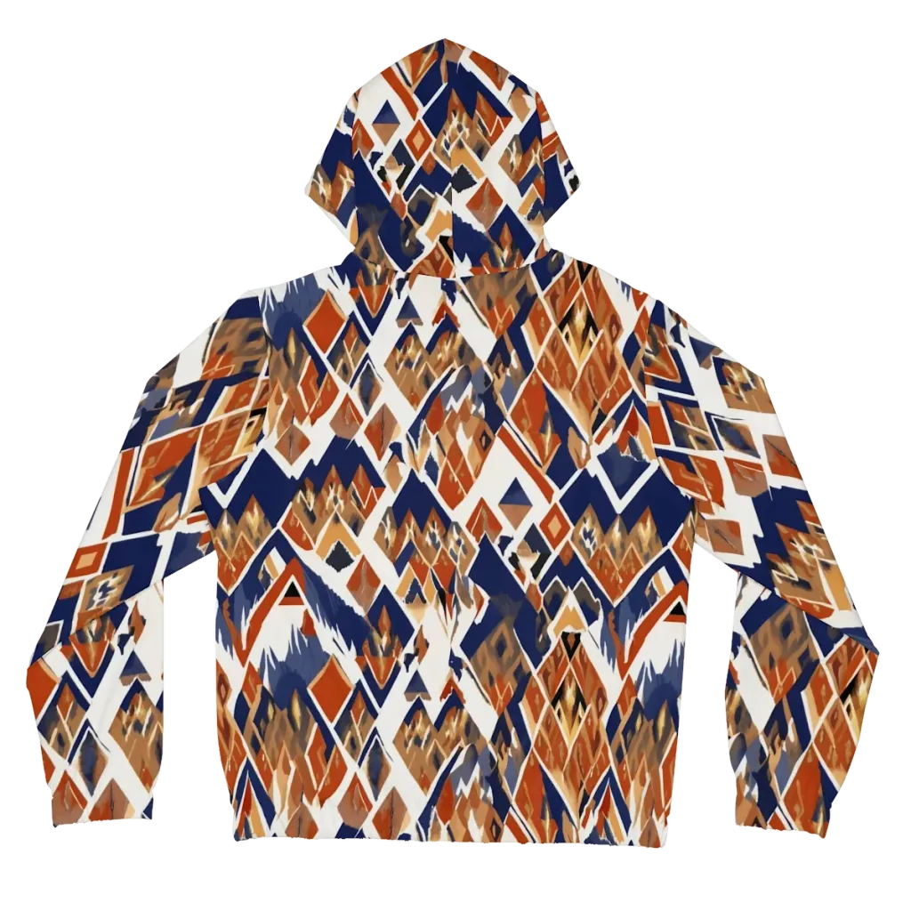 Canyon Circuit on Women's Full-Zip Hoodie — Back