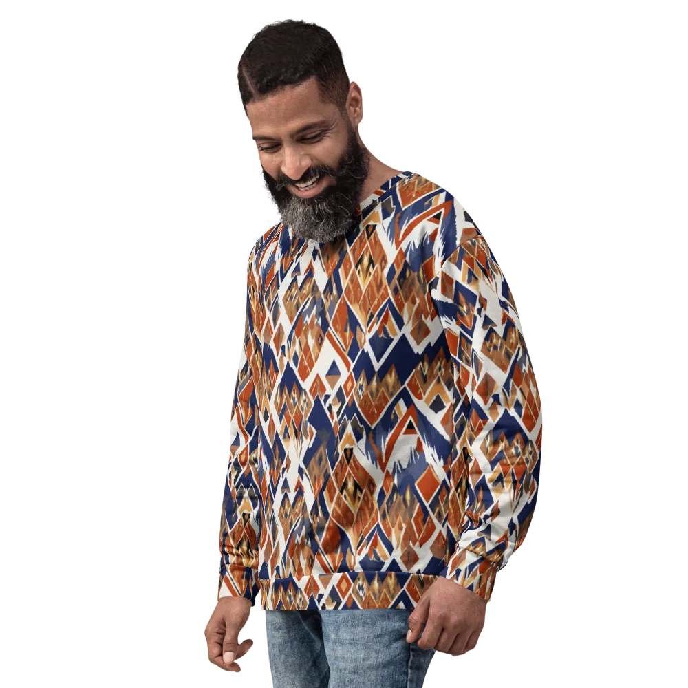 Canyon Circuit on Sweatshirt — Left Front