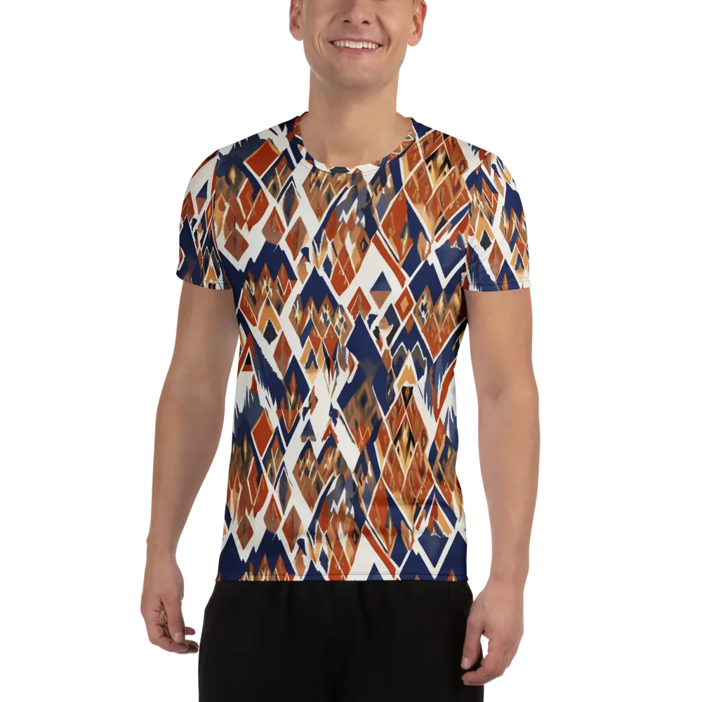 Canyon Circuit on Men's Athletic T-Shirt — Front