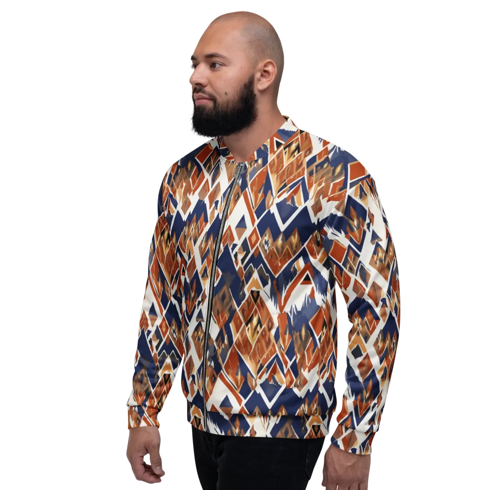 Canyon Circuit on Bomber Jacket — Left