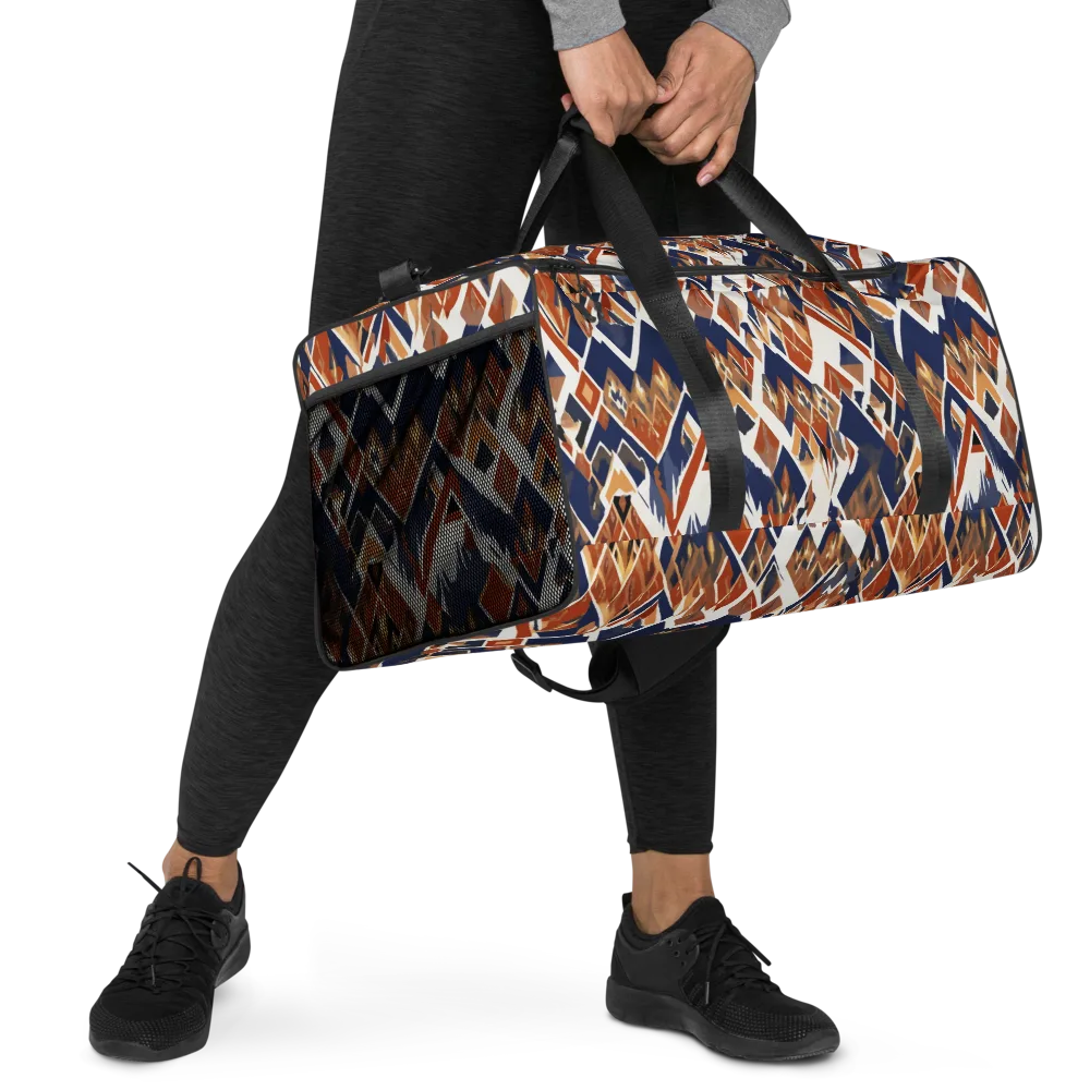 Canyon Circuit on Duffle Bag — Right Front