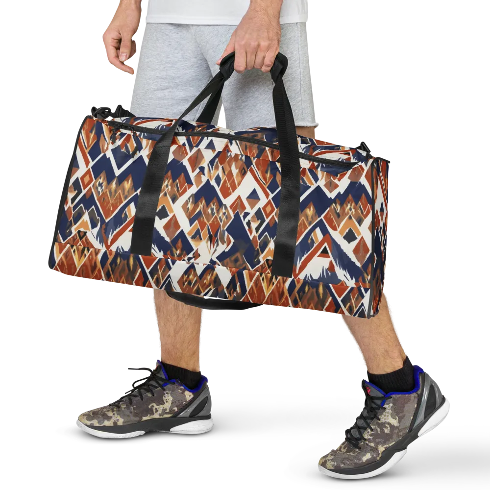 Canyon Circuit on Duffle Bag — Front