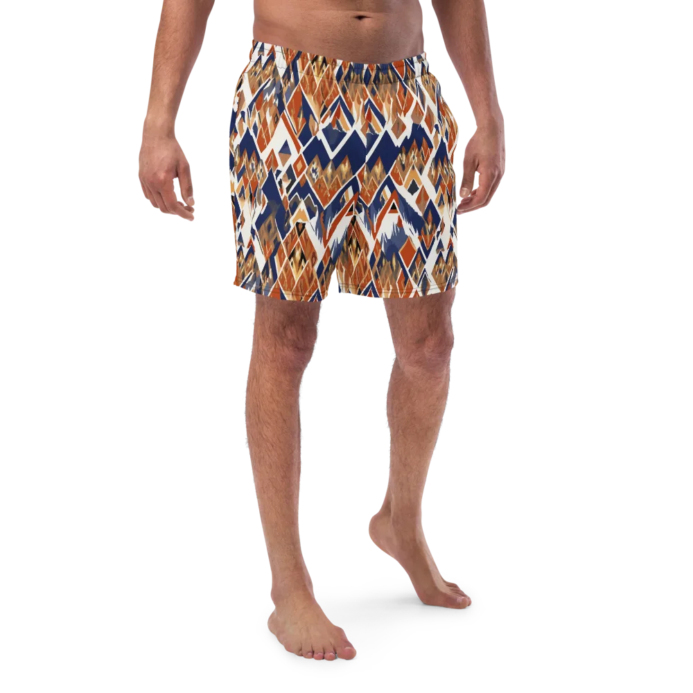 Canyon Circuit on Swim Trunks — Front