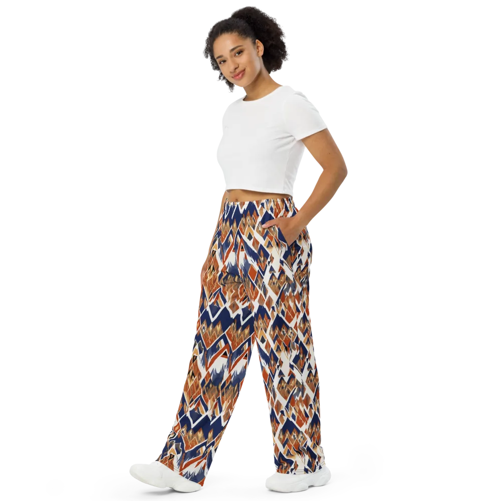 Canyon Circuit on Wide-Leg Pants — Left Front