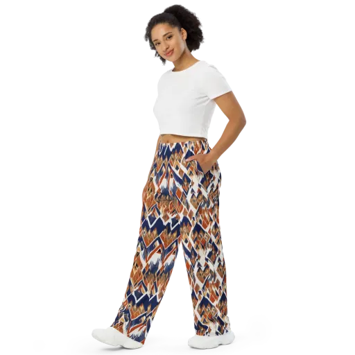 Canyon Circuit on a Wide-Leg Pants