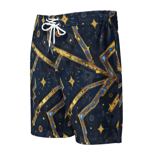 Astral Gilded Circuit on a Men's Board Shorts