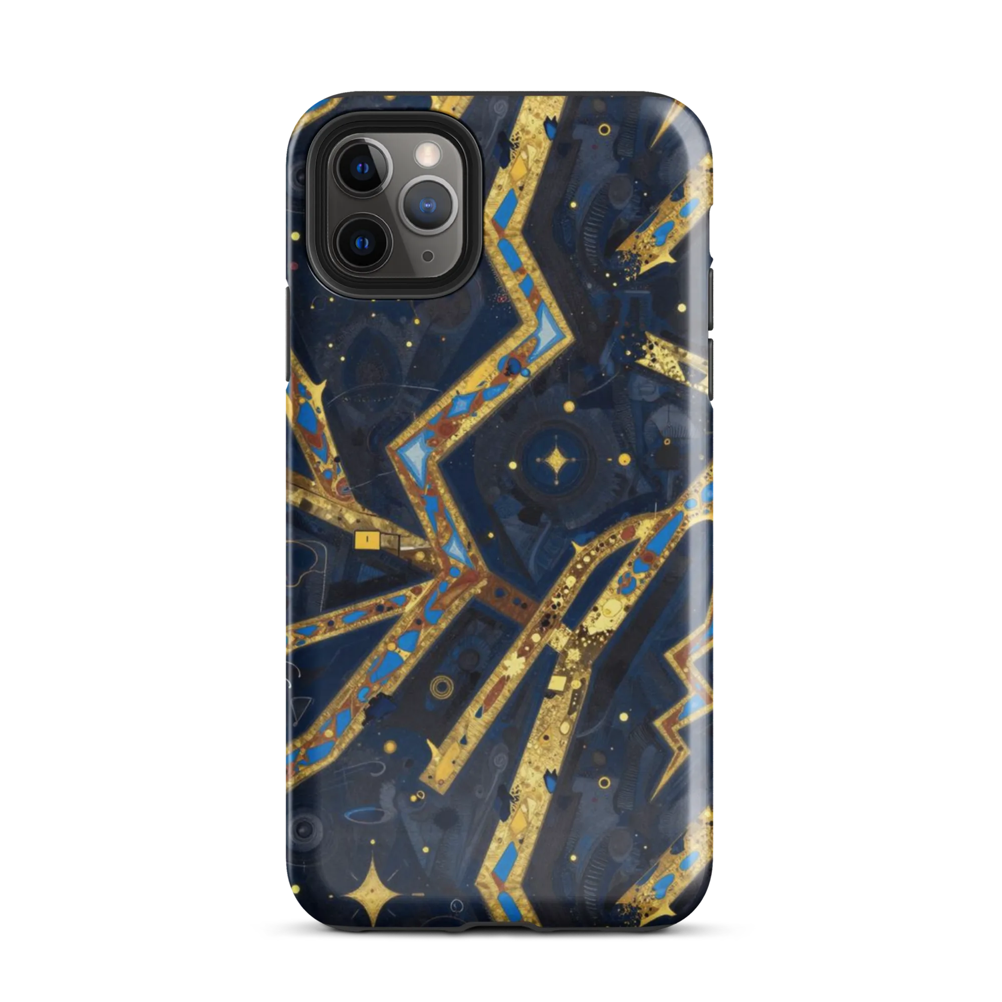 Astral Gilded Circuit on Tough Case for iPhone® — Front