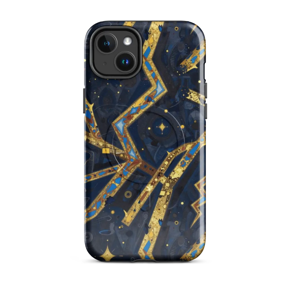 Astral Gilded Circuit on MagSafe Tough Case for iPhone® — Front