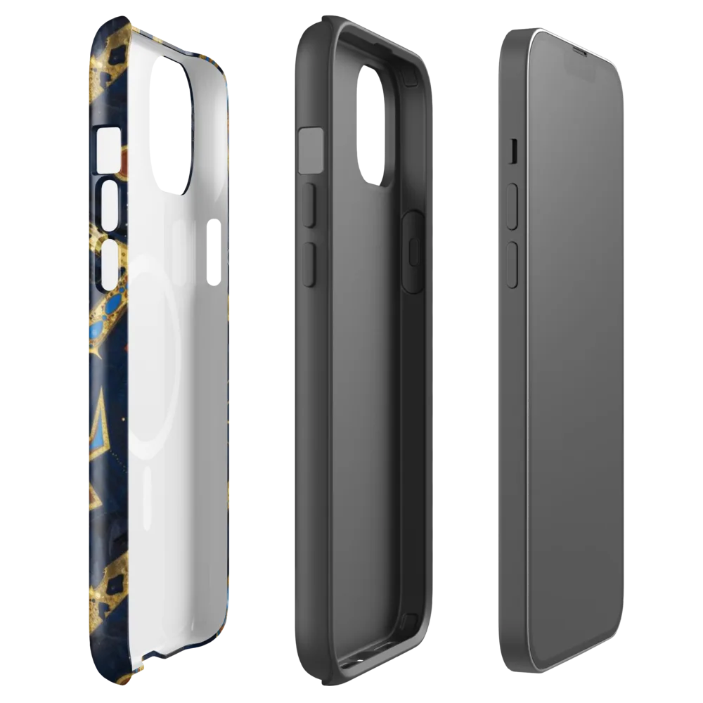 Astral Gilded Circuit on MagSafe Tough Case for iPhone® — Front