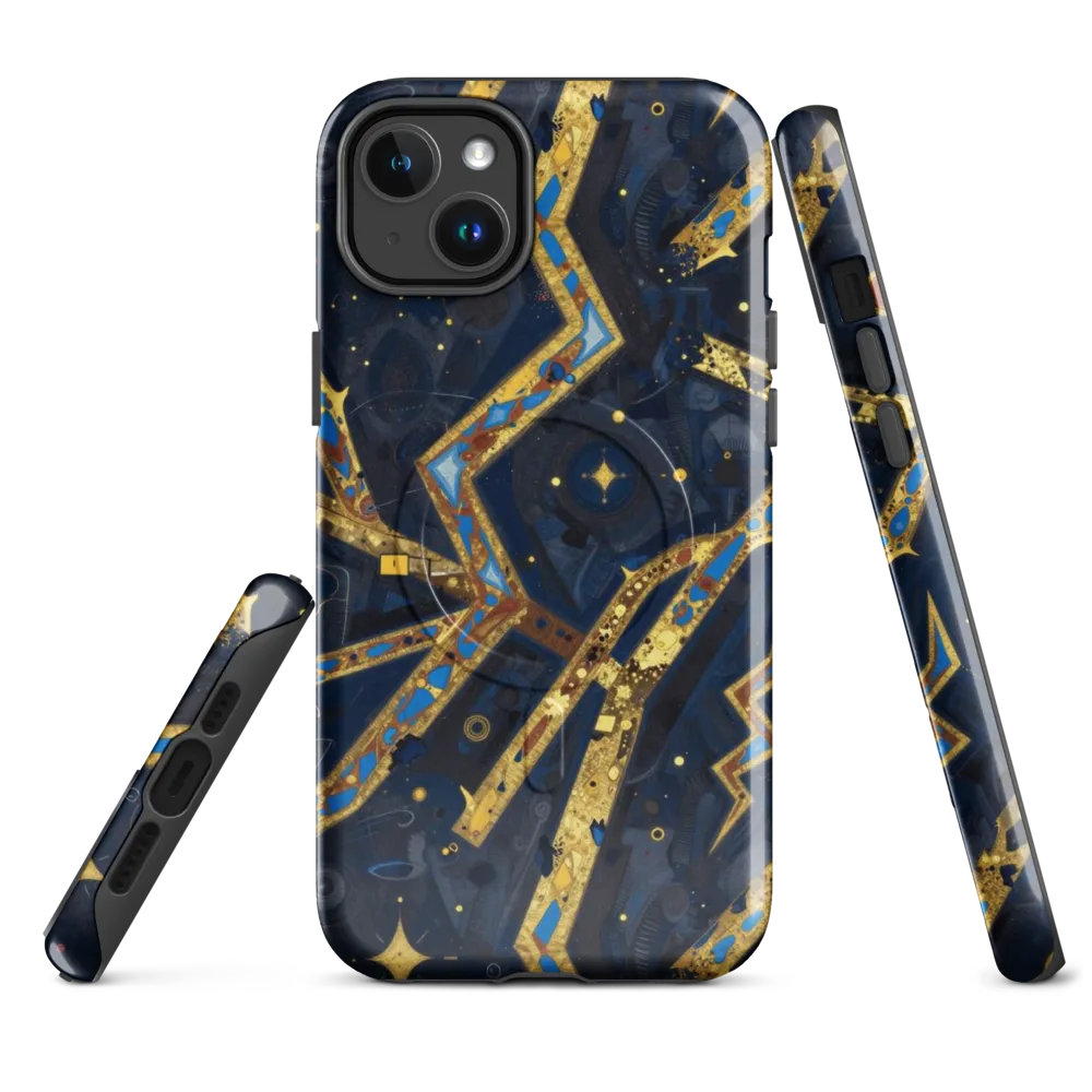 Astral Gilded Circuit on MagSafe Tough Case for iPhone® — Front
