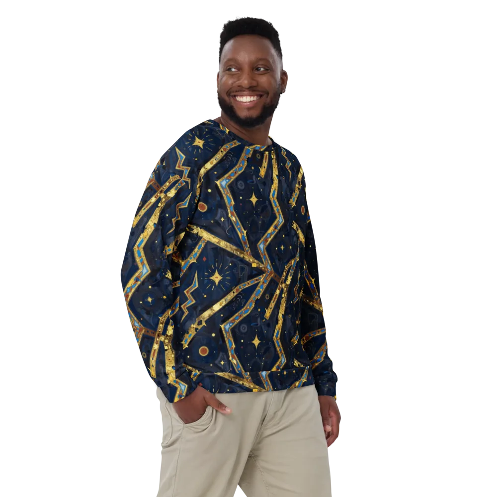 Astral Gilded Circuit on Sweatshirt — Front