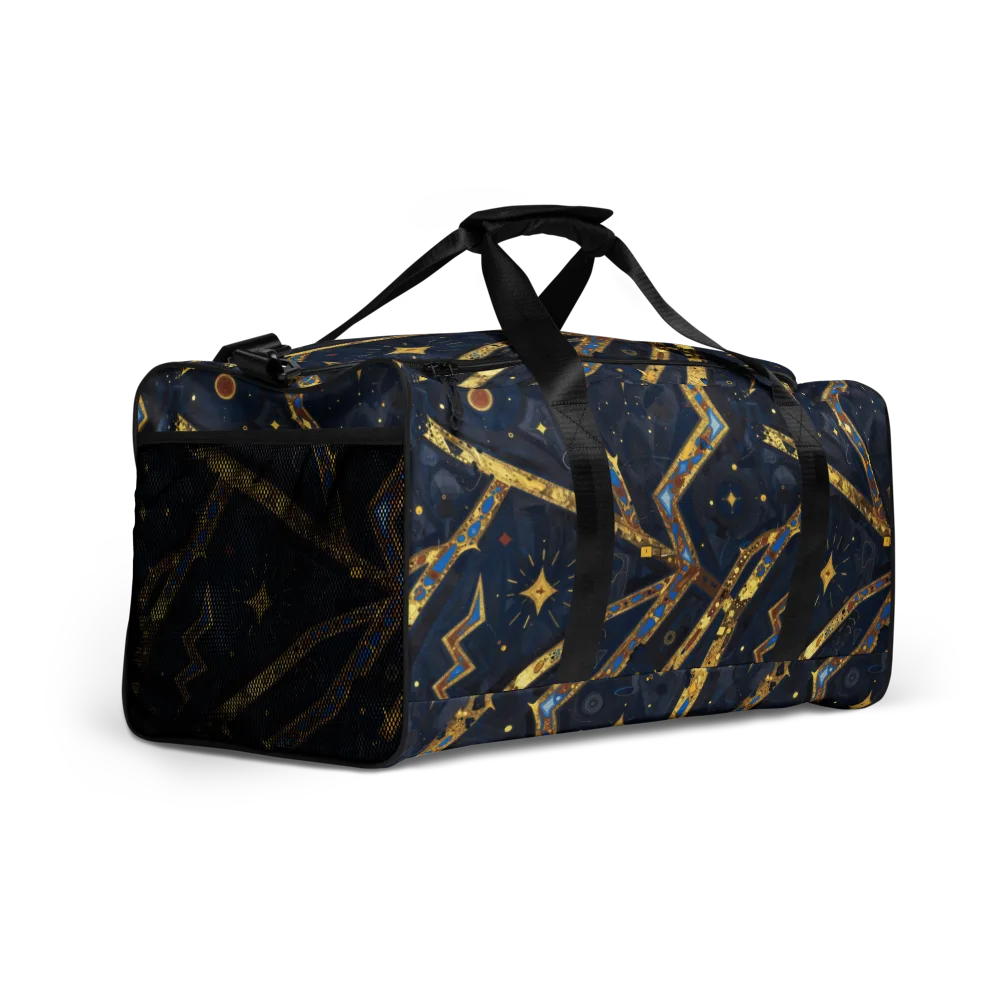 Astral Gilded Circuit on Duffle Bag — Right Front