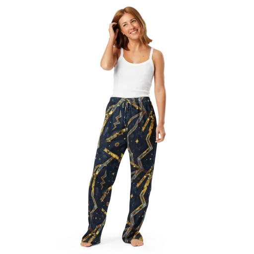 Astral Gilded Circuit on a Women's Pajama Pants