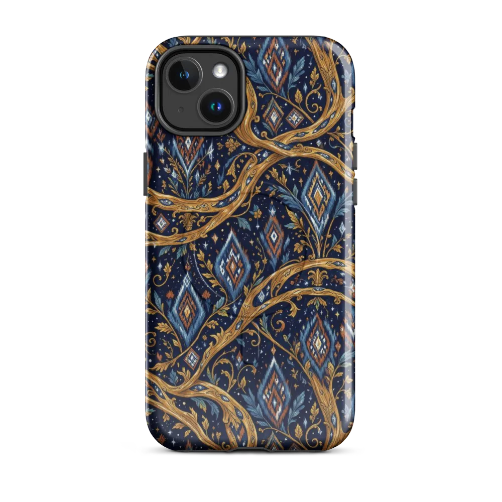 Midnight Gilded Vine on MagSafe Tough Case for iPhone® — Front