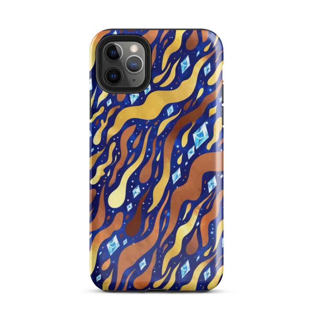 Cosmic Gold Rush on Tough Case for iPhone® — Front