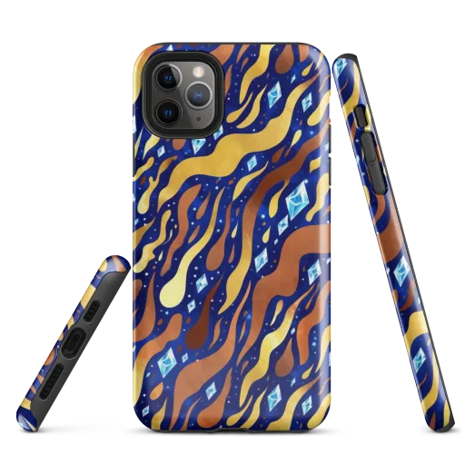 Cosmic Gold Rush on a Tough Case for iPhone®