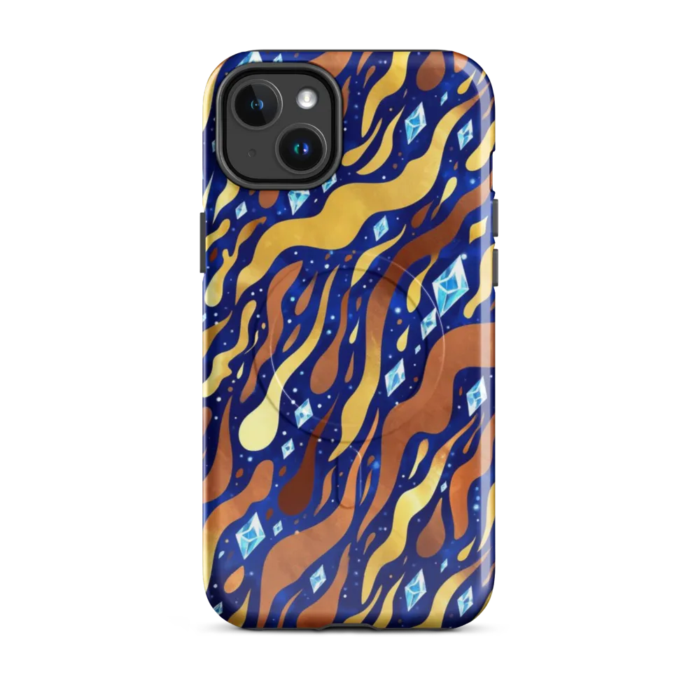 Cosmic Gold Rush on MagSafe Tough Case for iPhone® — Front