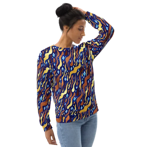 Cosmic Gold Rush on a Sweatshirt