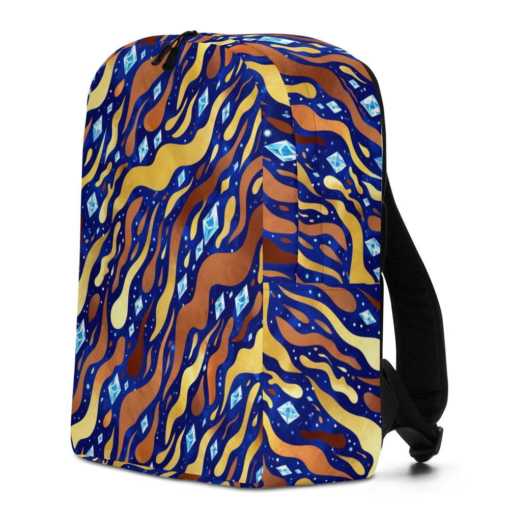 Cosmic Gold Rush on Minimalist Backpack — Left