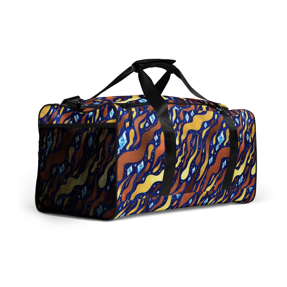 Cosmic Gold Rush on Duffle Bag — Right Front