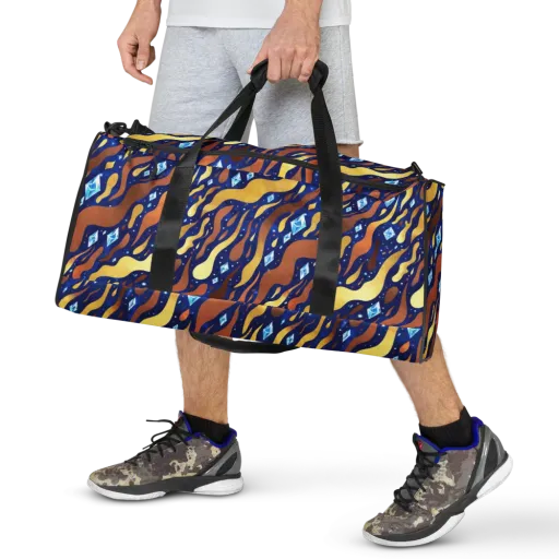 Cosmic Gold Rush on a Duffle Bag