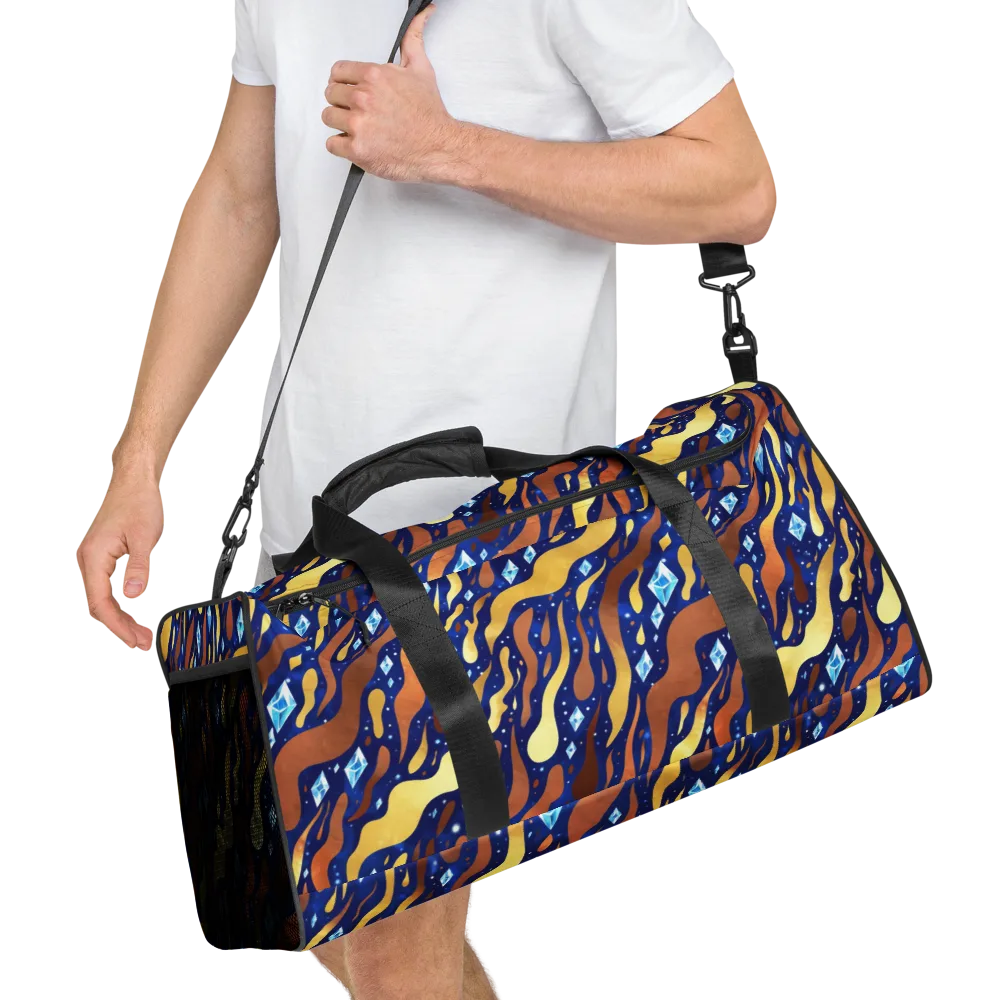 Cosmic Gold Rush on Duffle Bag — Right Front