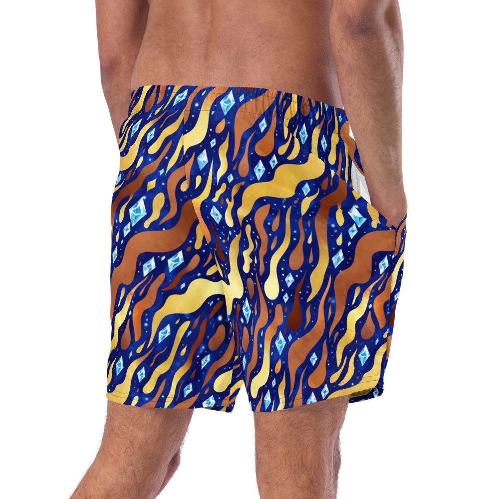 Cosmic Gold Rush on Swim Trunks — Right Back