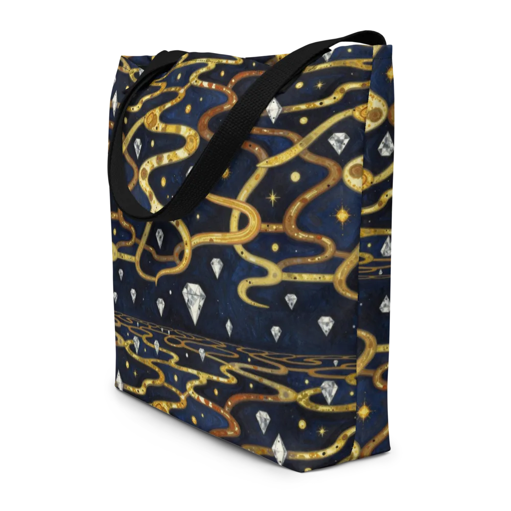 Celestial Goldway on Large Tote Bag W/ Pocket — Front