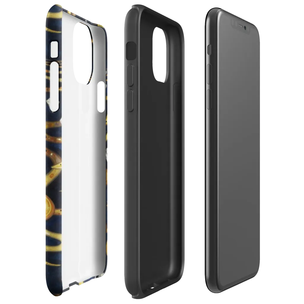 Celestial Goldway on Tough Case for iPhone® — Right