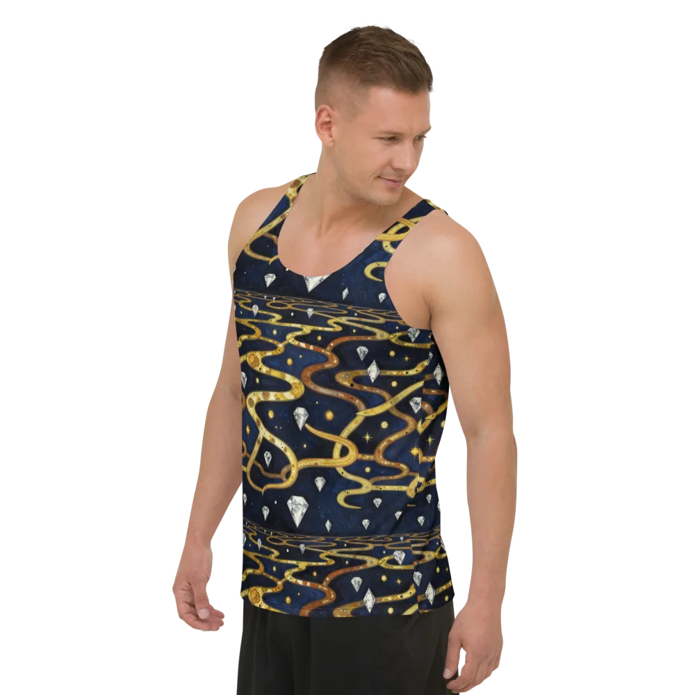 Celestial Goldway on Men's Tank Top — Left Front