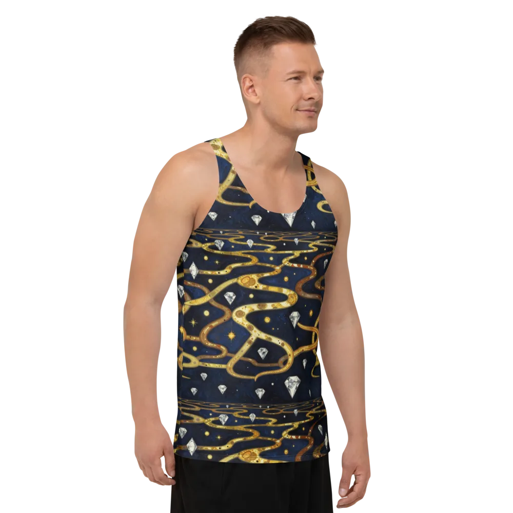 Celestial Goldway on Men's Tank Top — Right Front