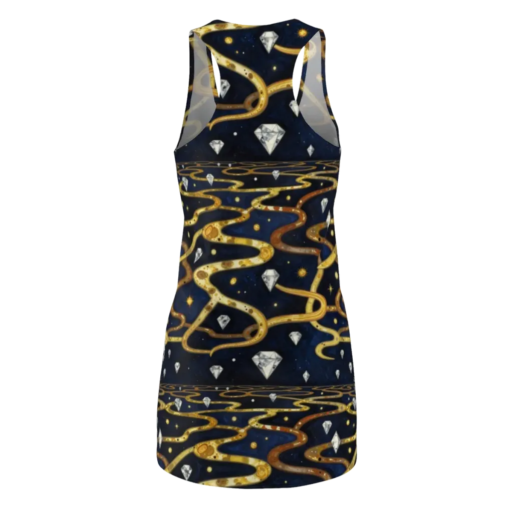 Celestial Goldway on Racerback Dress — Back