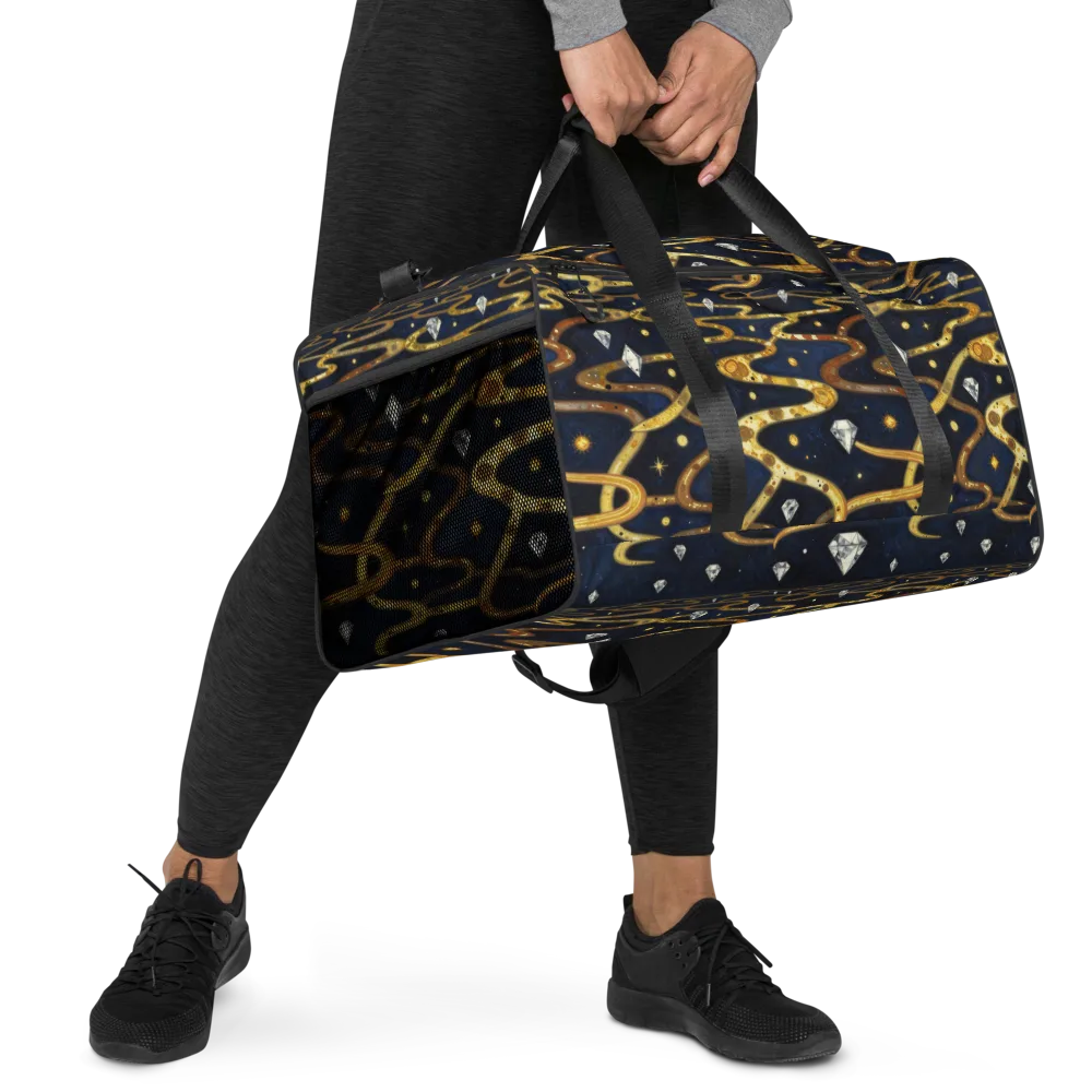 Celestial Goldway on Duffle Bag — Right Front