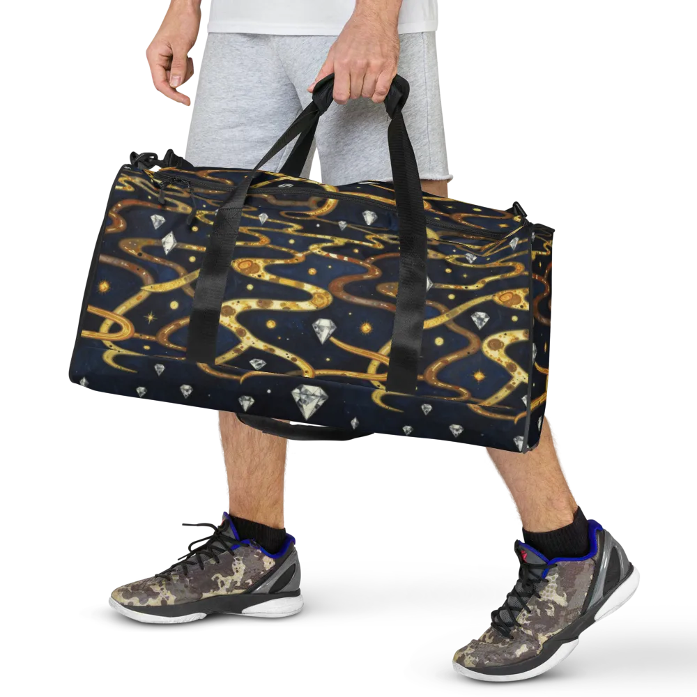 Celestial Goldway on Duffle Bag — Front