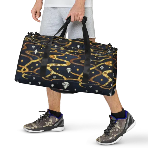 Celestial Goldway on a Duffle Bag