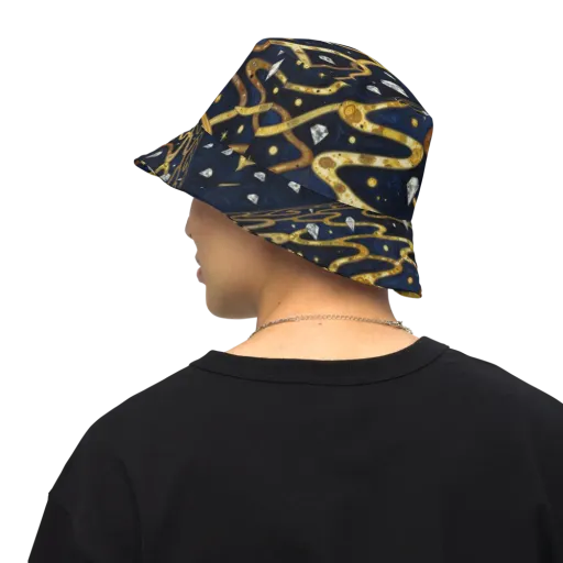 Celestial Goldway on a Reversible Bucket Hat