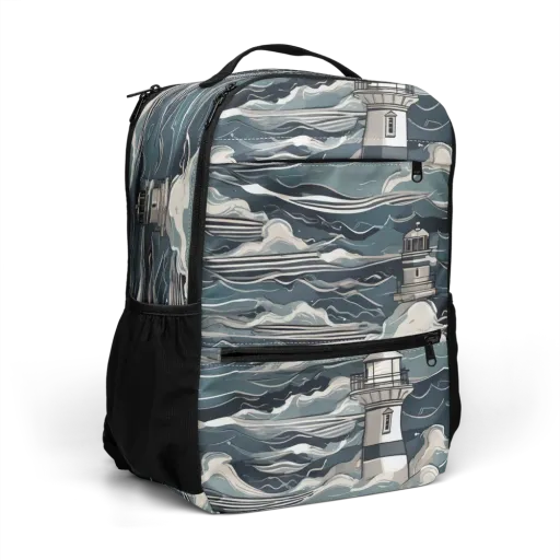 Beacon in the Blue on a Utility Backpack