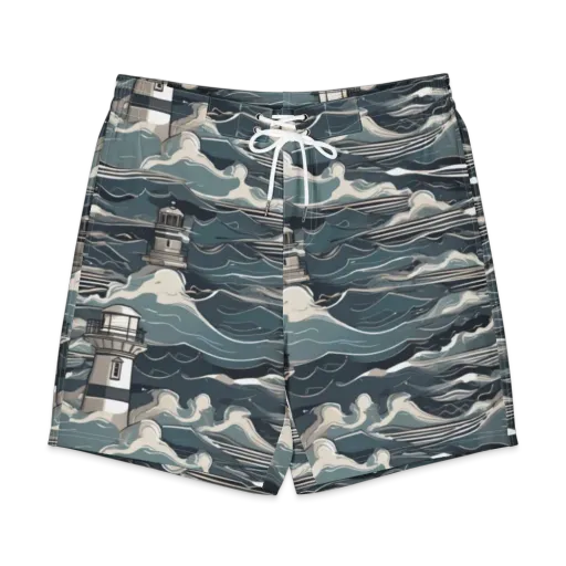 Beacon in the Blue on a Men's Board Shorts