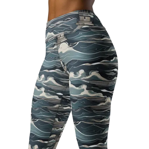 Beacon in the Blue on a Yoga Leggings