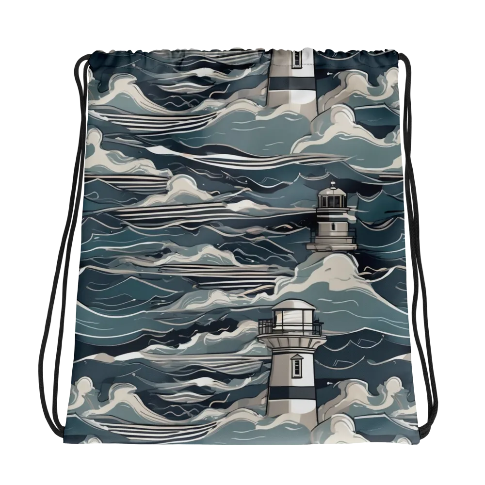 Beacon in the Blue on Drawstring Bag — Photo