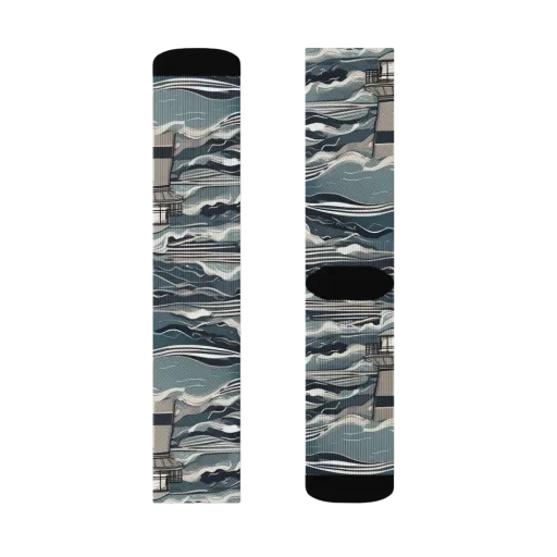 Beacon in the Blue on a Socks