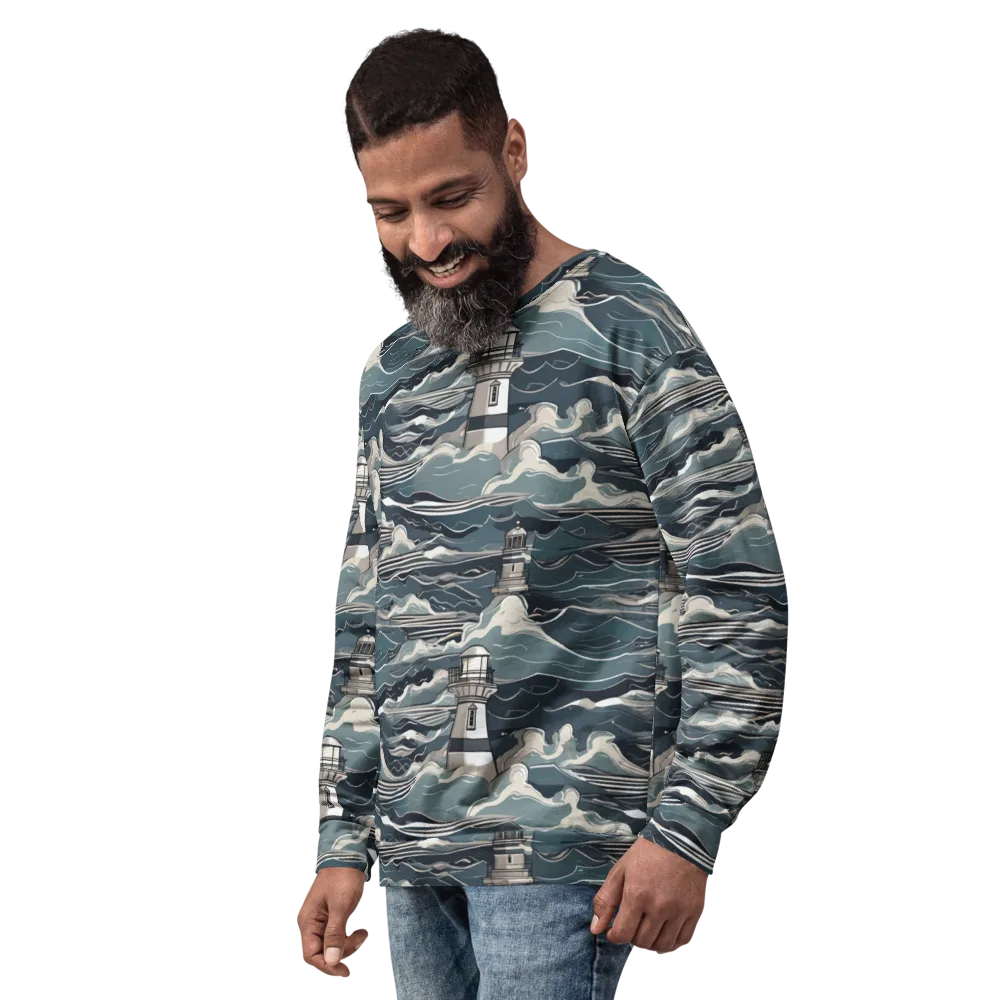 Beacon in the Blue on Sweatshirt — Left Front
