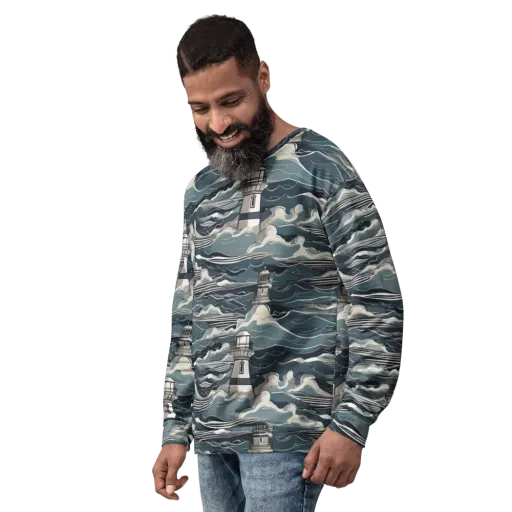 Beacon in the Blue on a Sweatshirt