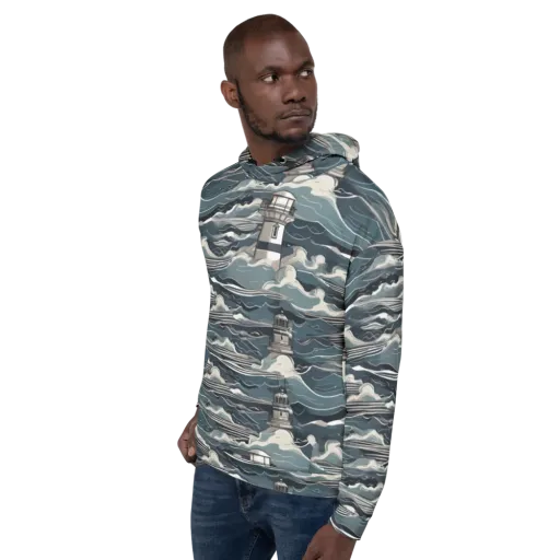 Beacon in the Blue on a Hoodie