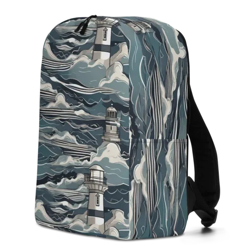 Beacon in the Blue on a Minimalist Backpack