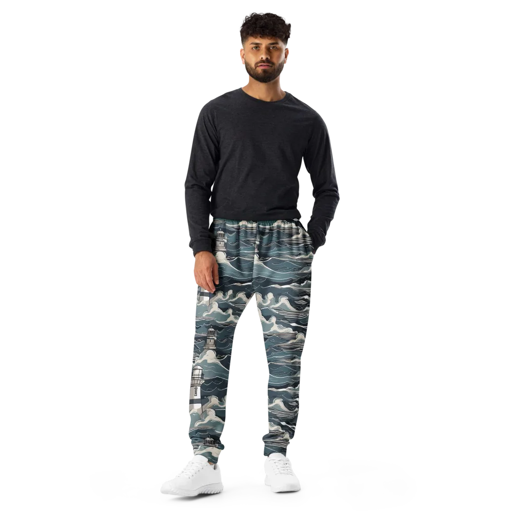 Beacon in the Blue on Men's Joggers — Front