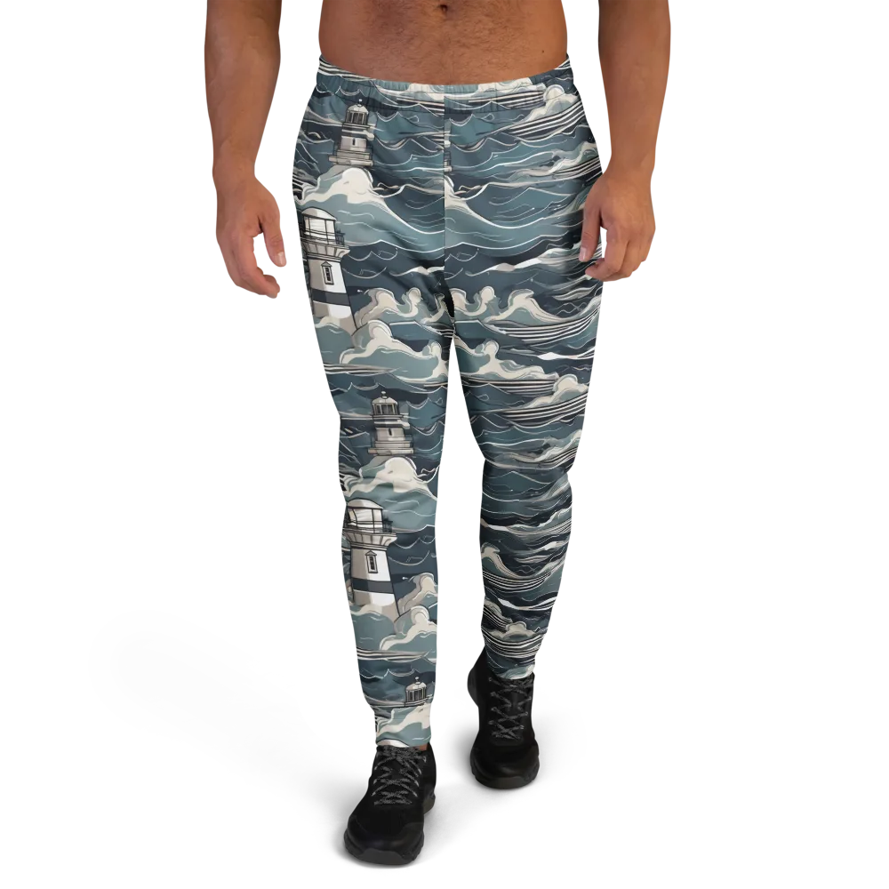 Beacon in the Blue on Men's Joggers — Front