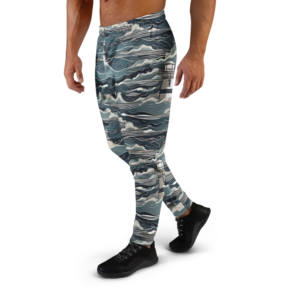 Beacon in the Blue on Men's Joggers — Left
