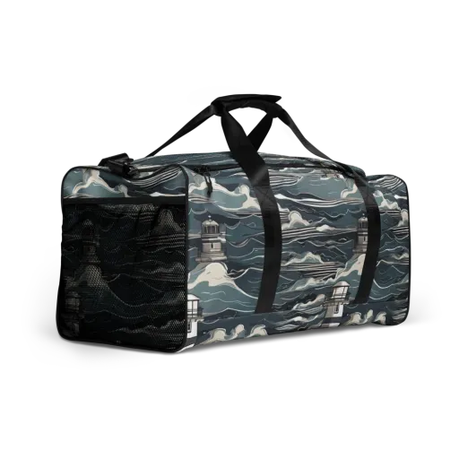 Beacon in the Blue on a Duffle Bag