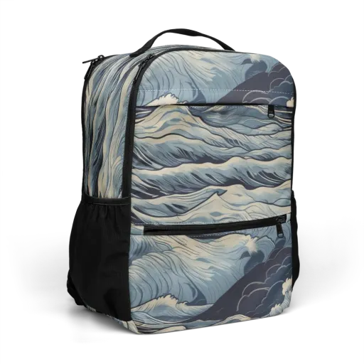Moonlit Swell on a Utility Backpack